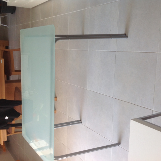 Table cuisine plateau verre acheter vendre