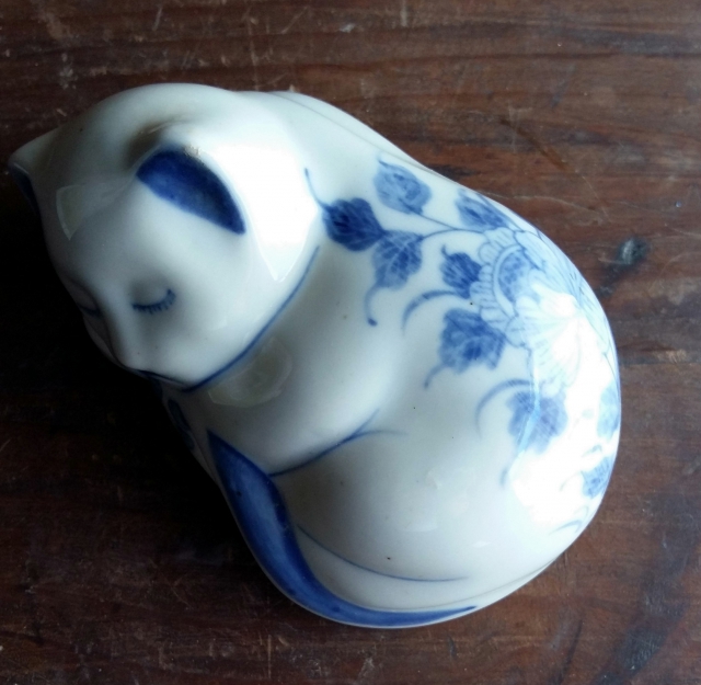 Chat en faënce acheter vendre