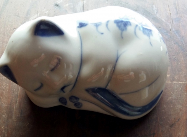 Chat en faënce acheter vendre