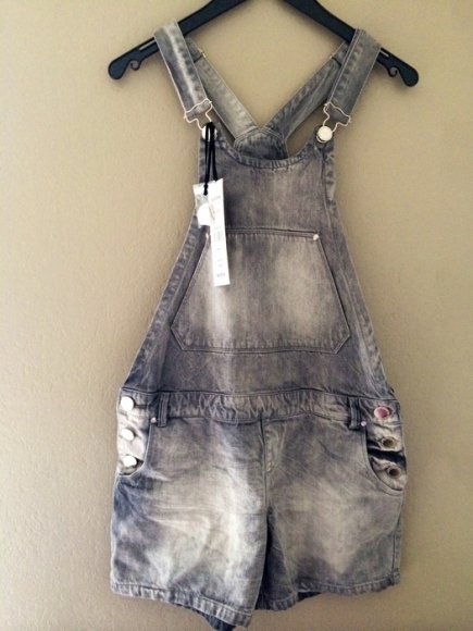 Salopette short grise MORGAN taille 36 neuve acheter vendre