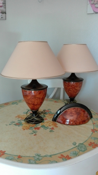 2 lampes +1 applique acheter vendre