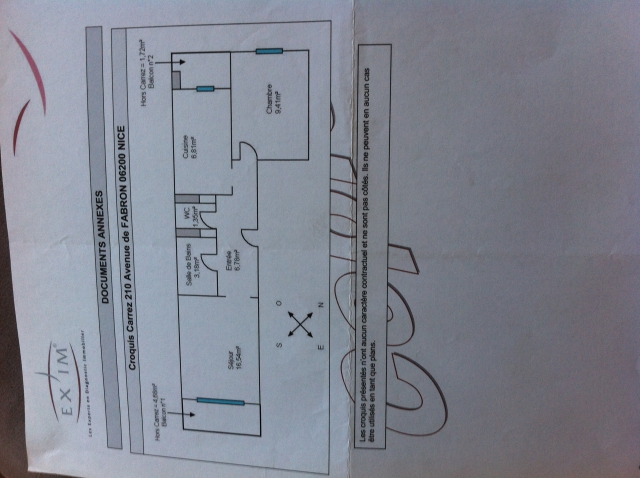 2 Pièces NICE FABRON acheter vendre