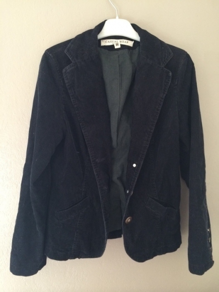Veste noire en velours taille M acheter vendre