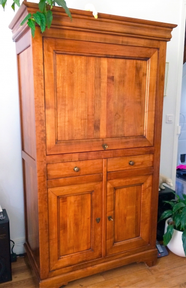 MEUBLE TV-HIFI EN MERISIER acheter vendre