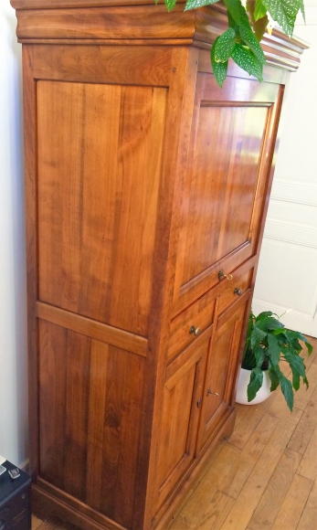 MEUBLE TV-HIFI EN MERISIER acheter vendre