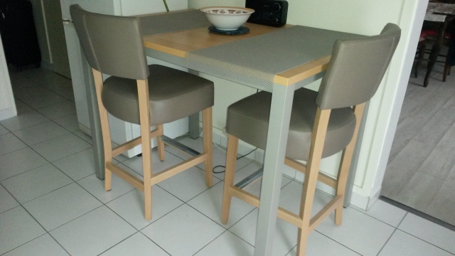 table et tabourets de bar snack  acheter vendre